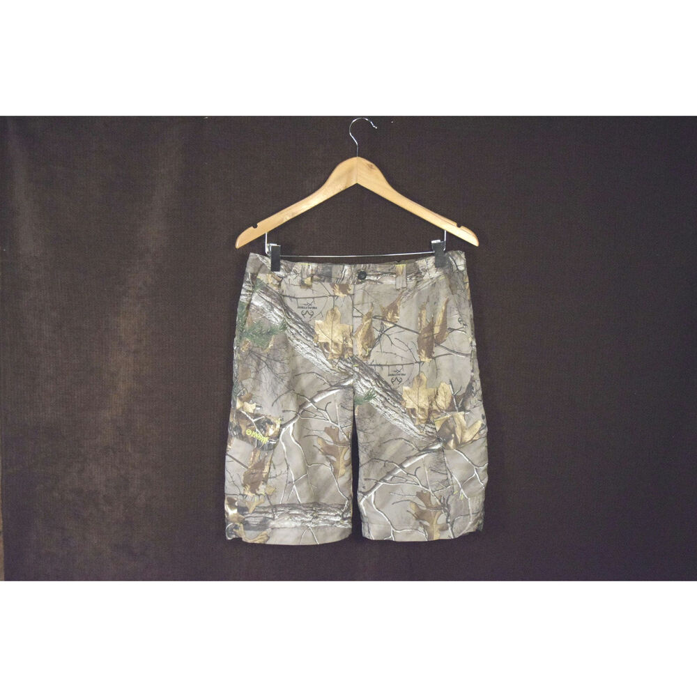 Magellan Camo Cargo Shorts Boys Sz XL Hunting MISSING Zip-on Long Pants Outdoor